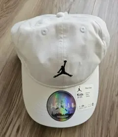 【新品】NIKE JORDAN ドライフィット キャップ 白 キッズ