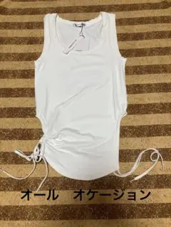 ALL OCCASION ホワイトノースリーブ Fサイズ