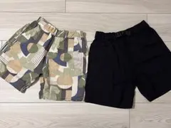 ハーフパンツ 半ズボン 2枚セット 120 130 短パン