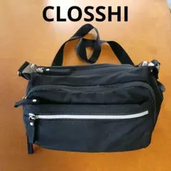 CLOSSHI クロッシーショルダーバッグ収納ポケット多　アウトドアウォーキングのサムネイル