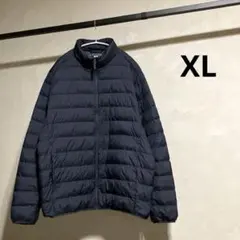美品 ユニクロ ウルトラライトダウンジャケット ネイビー XL