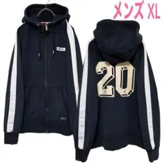 韓国♥️ナイキ　ジップアップパーカー　フルジップ　スウェット　メンズ　サイズXL