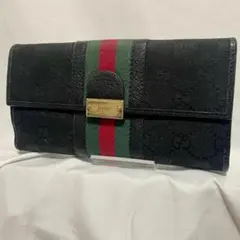 GUCCI グッチ 長財布 137375 ホースビット シェリー GGキャンバス