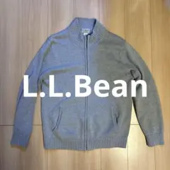 グレー ジップアップカーディガン　ドライバーズニット　ジップアップフーディ