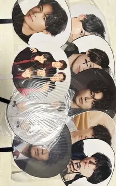 SixTONES松村北斗うちわ　ステッカーまとめ