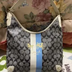 Coach ショルダーバッグ グレー ホワイト