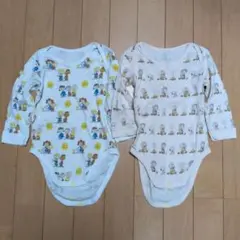 UNIQLO ピーナッツ ボディスーツ 2枚セット 80
