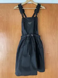 PRADA ブラック サロペット　ミニワンピースのサムネイル