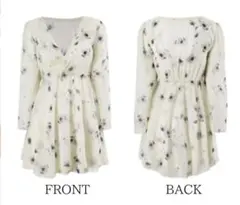 水着 M（Sサイズ相当）レディース3点セット花柄　ワンピース付き