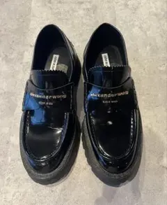Alexander Wang Carter レザー ミッドヒール ラグローファーのサムネイル