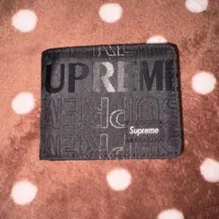 Supreme ブラック 二つ折り財布のサムネイル