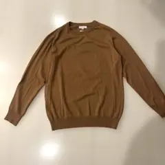 BEAUTY&YOUTH メリノウール　キャメル　Lサイズ　ウール100%