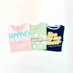 子供服 女の子 130cm 半袖 Tシャツ まとめ売り 新品 TSR56-3