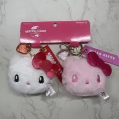 USJ限定 ハローキティ ペアキーホルダー キーホルダー