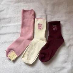 ソックス3足セット tutuanna 等