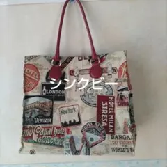 人気美品★ThinkBee★シンクビー ★トートバッグ マルチカラー ゴブラン織