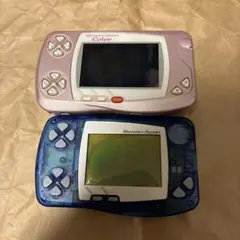 987本体美品】BANDAI ワンダースワン COLOR パールブルー - メルカリ