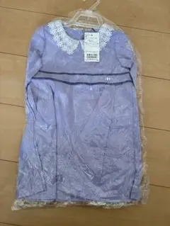 新品＊ANNA SUI mini ラベンダー ワンピース 90cのサムネイル