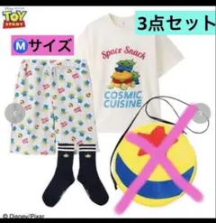 トイストーリー　Tシャツ　ハーフパンツ　ディズニー　アベイル　M 靴下　短パンのサムネイル