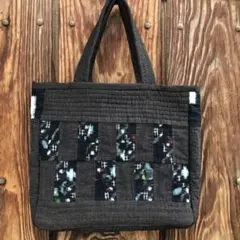 ハンドメイドパッチワーク藍染バック③