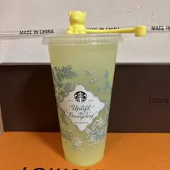 スターバックス　ミステリーカラーチェンジングリユーザブルコールドカップ　イエロー