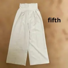 フィフス　fifth ハイウエストスラックスパンツ