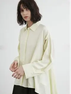 styling/ 25SS スリットフレア2WAYシャツ ライムのサムネイル