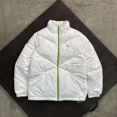 7W3 NIKE 00’s 銀タグ　ダウンジャケット　M 白　ブルゾン　古着