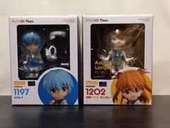 ねんどろいど 綾波レイ 式波・アスカ・ラングレー 2体セット エヴァンゲリオン