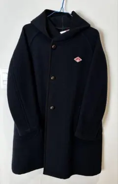 ダントン　ウールモッサコート/34/ウール/ネイビー