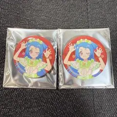 映画 ひみつのアイプリ まんかいバズリウムライブ アニメイト 缶バッジ ビビ２個