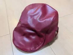 ワインレッド 合成皮革 ハンチング