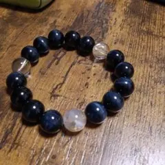 ブルータイガーアイ・クリスタルブレスレットルチルクォーツ