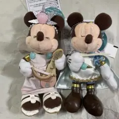 ディズニー　シー　24周年　ミッキー　ミニー　ぬいぐるみバッジ