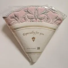 Innersignal ピンク 刺繍 ハンカチ