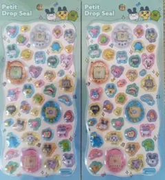 正規品　たまごっち　プチドロップシール　2枚セット プチドロ