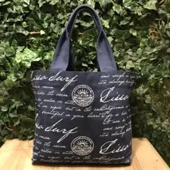 リバーシブル大容量☆LUSSO SURF キャンバストートバッグ wtwのサムネイル
