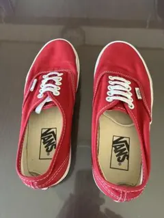 VANS レッド スニーカー オーセンティック アナハイムファクトリー