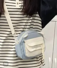 猫耳付き ミニショルダーバッグ ブルー
