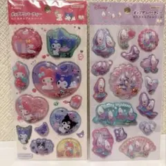 【新品】ポップデコパーティー わたあめカプセルシール　マイメロ　ヤングオイスター