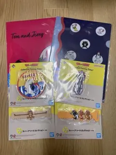 トムとジェリー　一番くじ　H賞　J賞　ラバーアソート　ステーショナリー