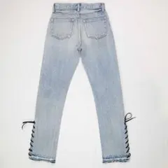 【新品未使用】 MOUSSY レースアップデニム