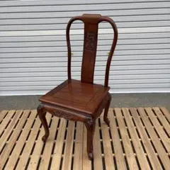 ♡中国高級家具 唐木家具（ダイニングチェアー 花梨材 猫脚 椅子
