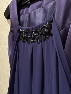 パーティー　ドレス　青紫