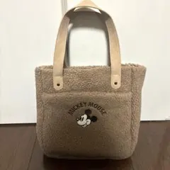 ミッキー　ボア　トートバッグ　しまむら　ディズニー