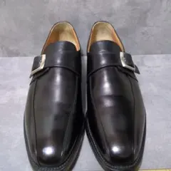 極美品 SCOTCH GRAIN 撥水レザー シングルモンク Uチップ 24.5 7777100000031294-1w.jpg