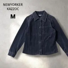 【NEWYORKER KAZZOC】コーデュロイ　シャツ　ジャケット　Ｍ