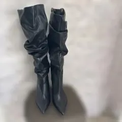 【新品】ZARA スラウチー ロングブーツ 36（X-32）ｙのサムネイル
