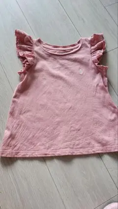 POLO RALPH LAUREN フリル袖シャツ ピンク