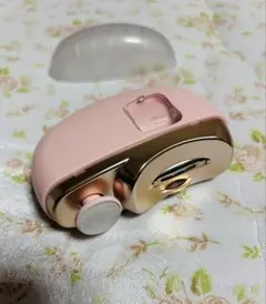 電動爪切り ピンク USB充電式 爪やすり機能付き